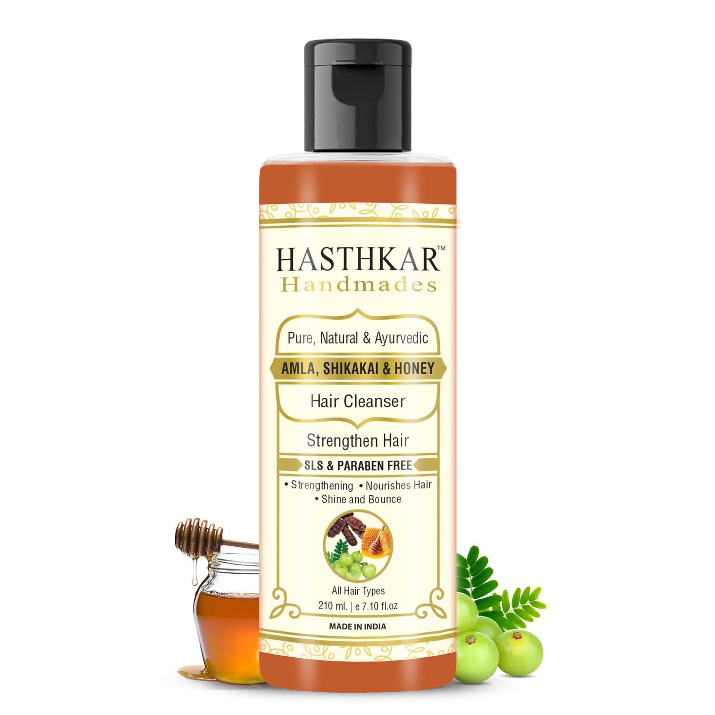 Bounce and Shiny Shampoo with Amla Shikakai & Honey - 210ml Pack of 2