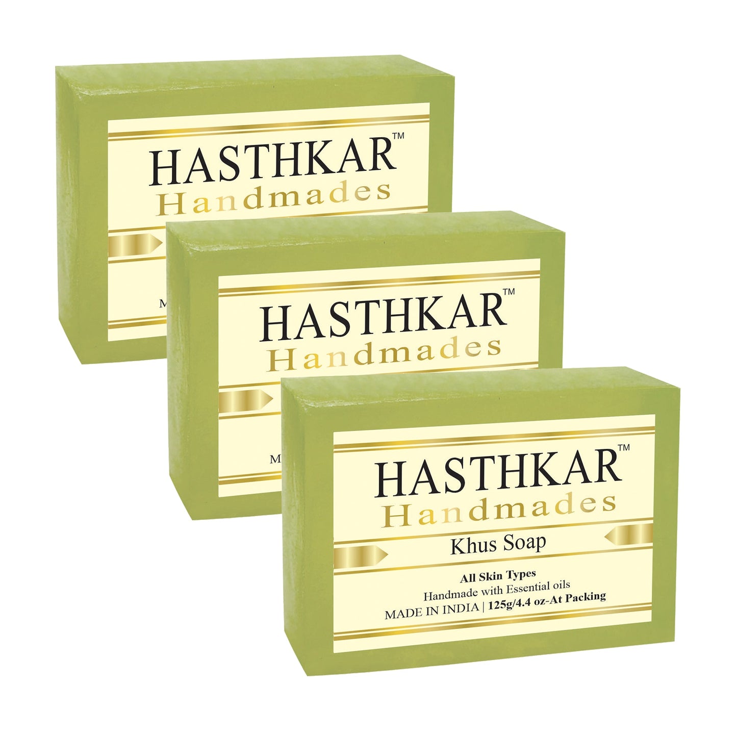 Glycerin Khus Soap 125gm PACK OF 3