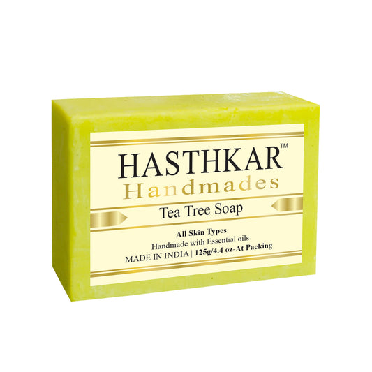 Hasthkar Handmades Glycerine Tea tree Soap 125gm Pack of 6