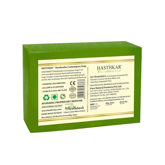 Glycerin Lemon Grass Soap - 125Gm