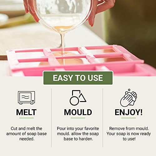 Glycerin Soap Base Bar For Soap Making Transparent 450gm