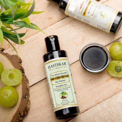 Hair Nurishment & Shiny Hair Shampoo with Amla and Sat Reetha - 210ml