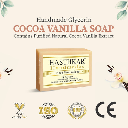 Glycerin Cocoa Vanilla Soap - 125Gm
