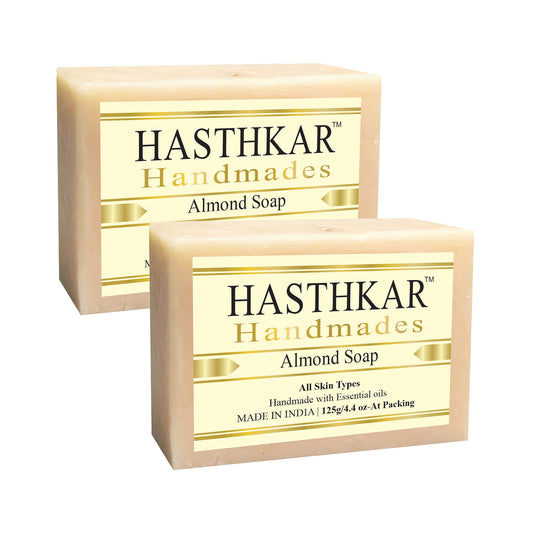 Glycerine Almond Soap 125gm Pack of 2