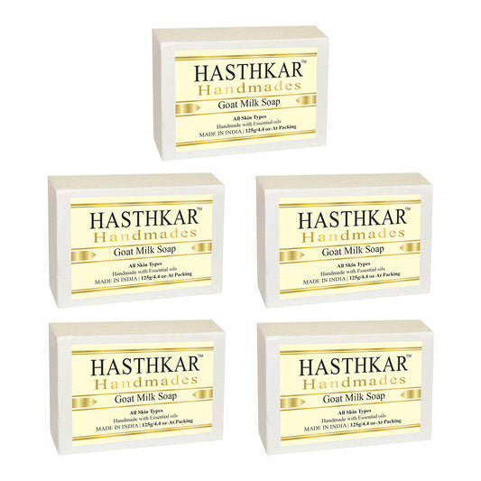 Glycerin Goat milk Soap 125gm Pack of 5