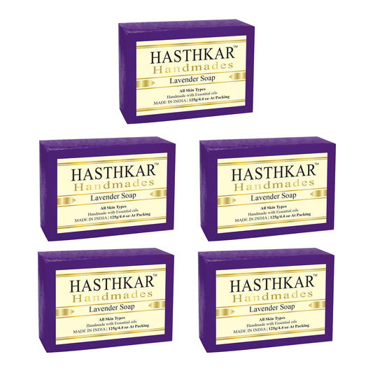 Glycerin Lavender Soap 125gm Pack of 5