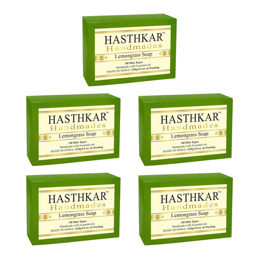 Glycerin Lemon grass Soap 125gm Pack of 5