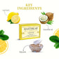 Hasthkar Handmades Glycerine Lemon Soap 125gm Pack of 4