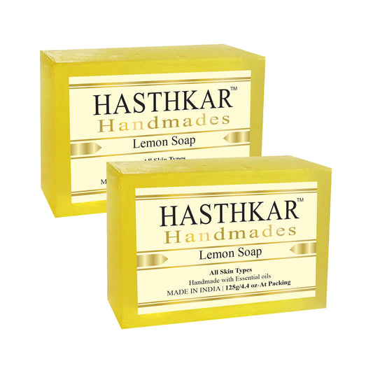 Glycerin Lemon Soap 125gm Pack of 2