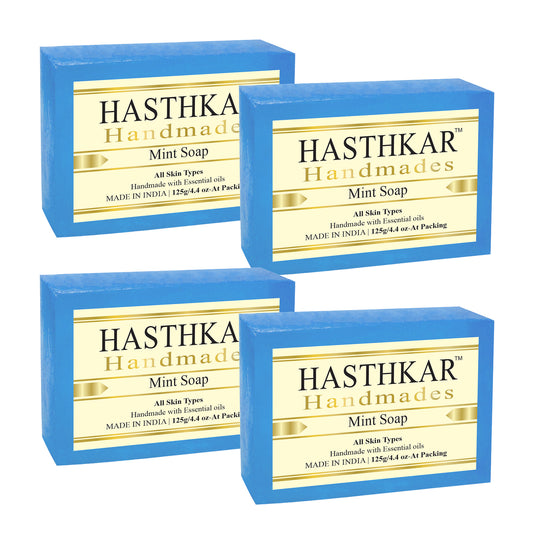 Glycerin Mint Soap 125gm Pack of 4