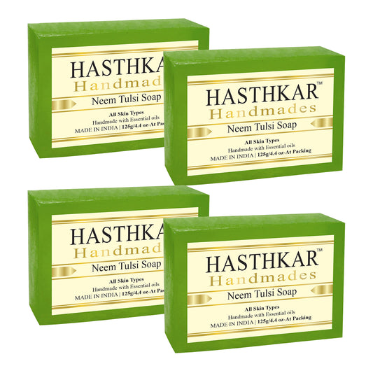 Glycerine Neem tulsi Soap 125gm Pack of 4