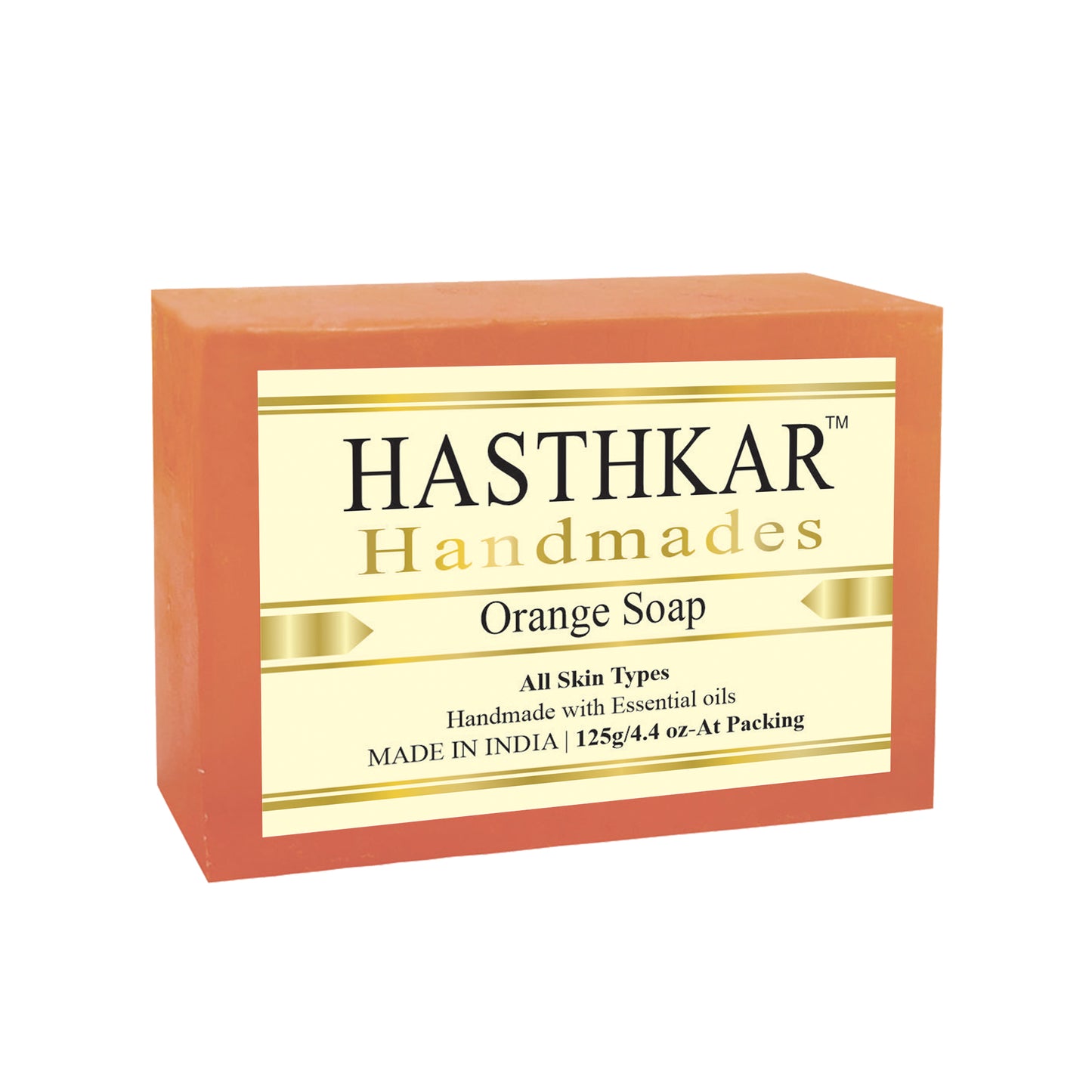 Glycerin Orange Soap 125gm Pack of 6