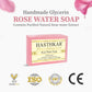 Hasthkar Handmades Glycerine Rose water Soap 125gm Pack of 6