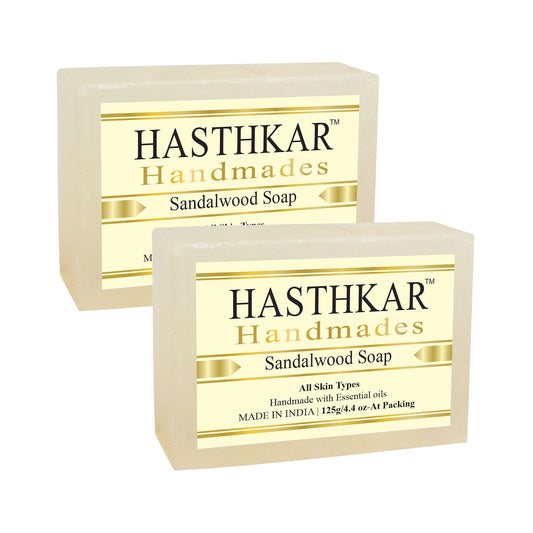 Glycerin Sandalwood Soap 125gm Pack of 2