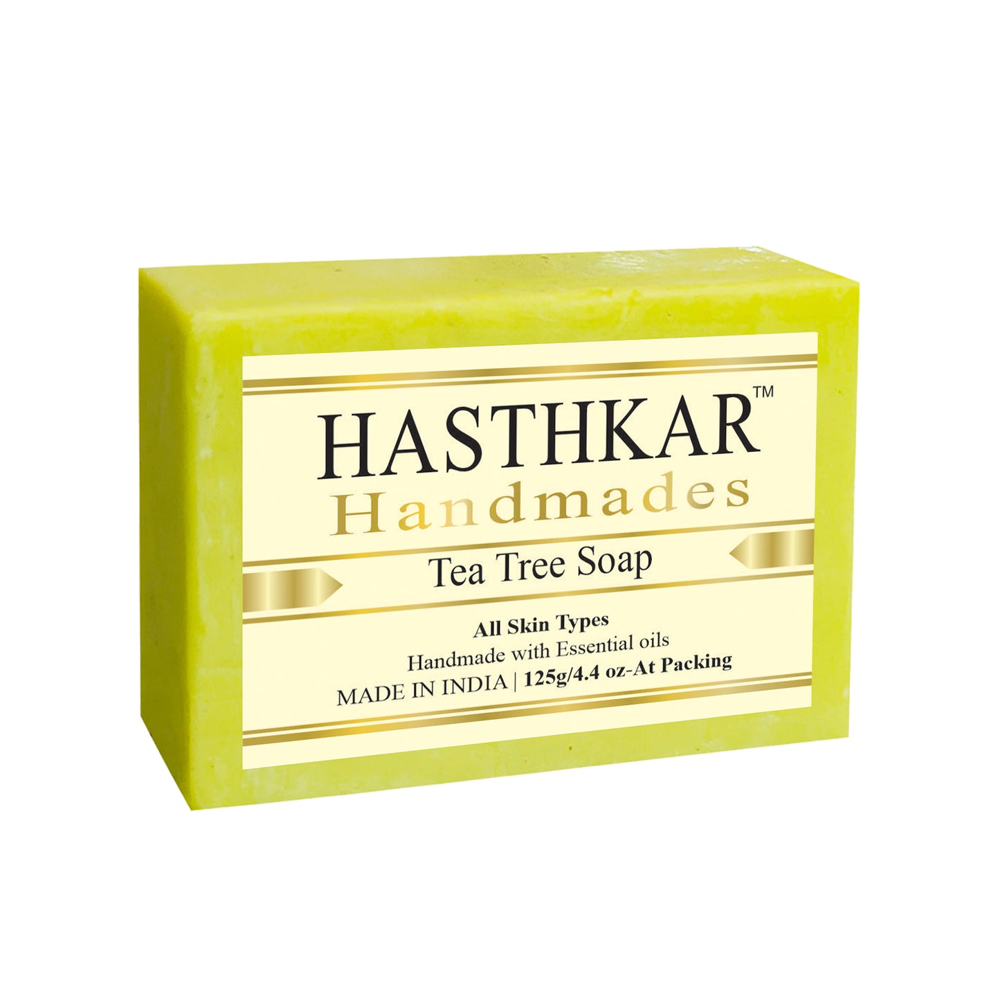 Hasthkar Handmades Glycerine Tea tree Soap 125gm Pack of 6